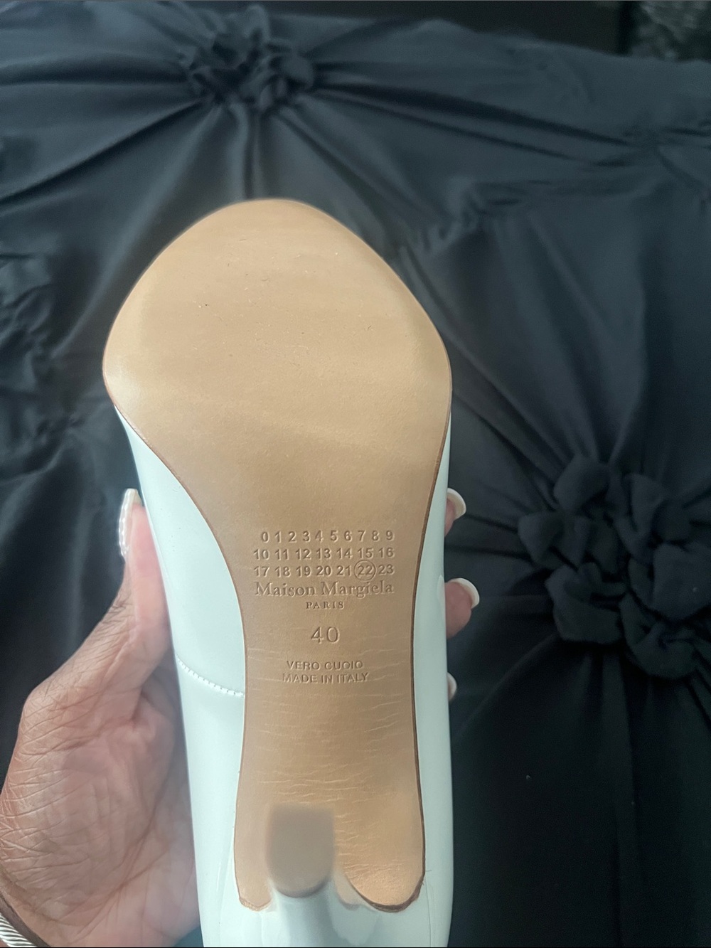 Maison Martin Margiela White Leather Heels - Picture 7 of 10